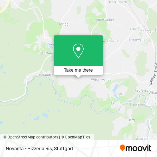 Novanta - Pizzeria Ris map