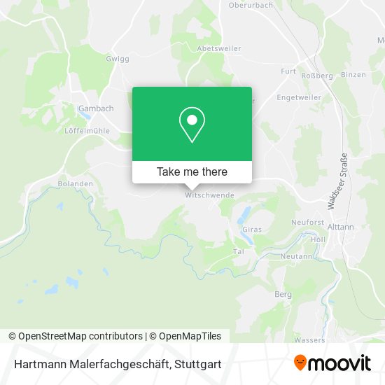 Hartmann Malerfachgeschäft map