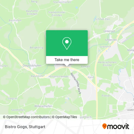 Bistro Gogs map