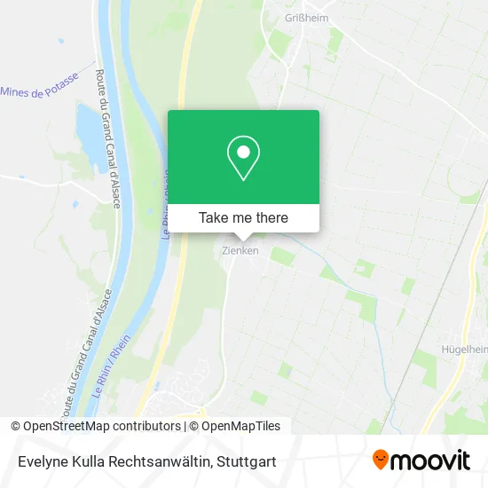 Карта Evelyne Kulla Rechtsanwältin