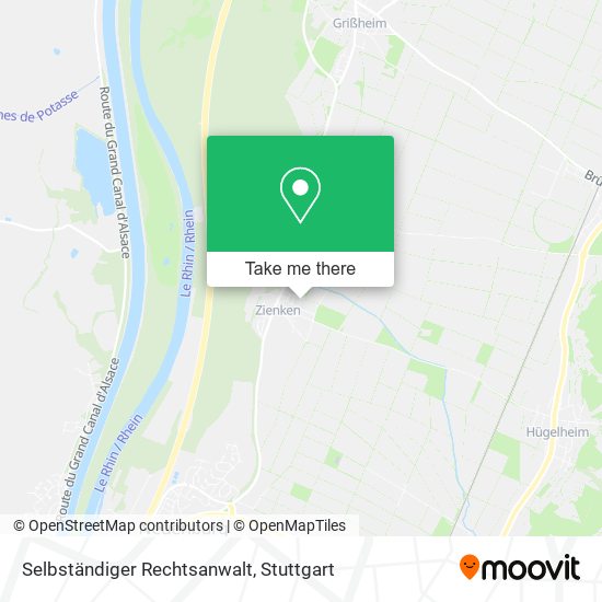 Карта Selbständiger Rechtsanwalt