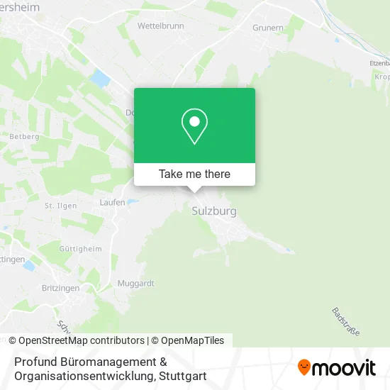 Карта Profund Büromanagement & Organisationsentwicklung