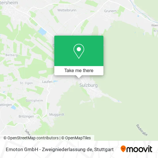 Карта Emoton GmbH - Zweigniederlassung de