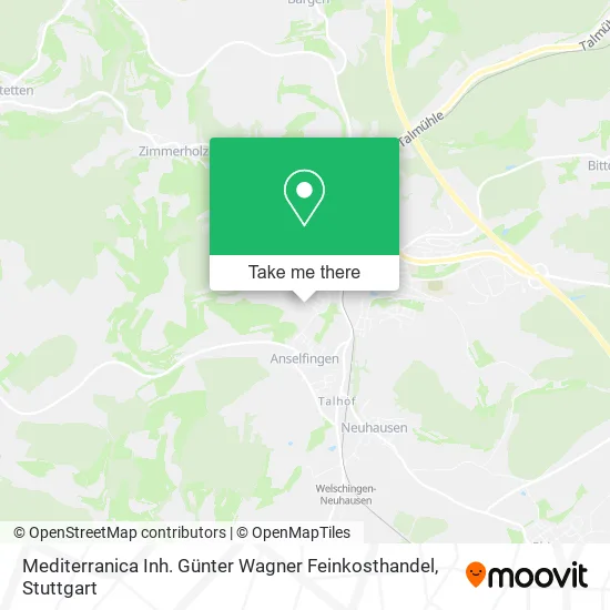 Карта Mediterranica Inh. Günter Wagner Feinkosthandel