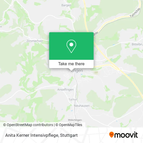 Карта Anita Kerner Intensivpflege
