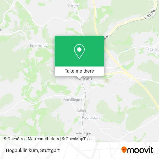 Карта Hegauklinikum