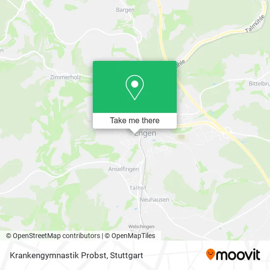 Карта Krankengymnastik Probst