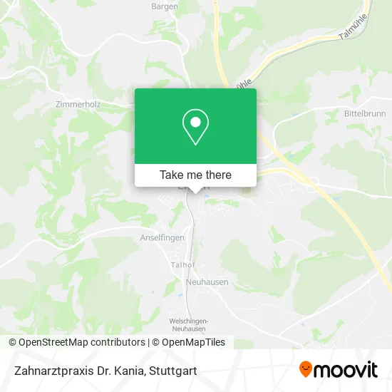 Карта Zahnarztpraxis Dr. Kania