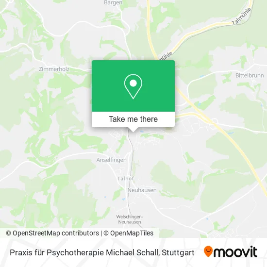 Карта Praxis für Psychotherapie Michael Schall