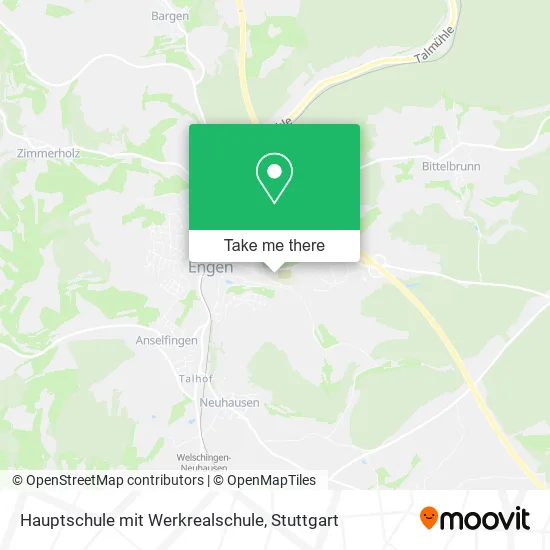 Карта Hauptschule mit Werkrealschule