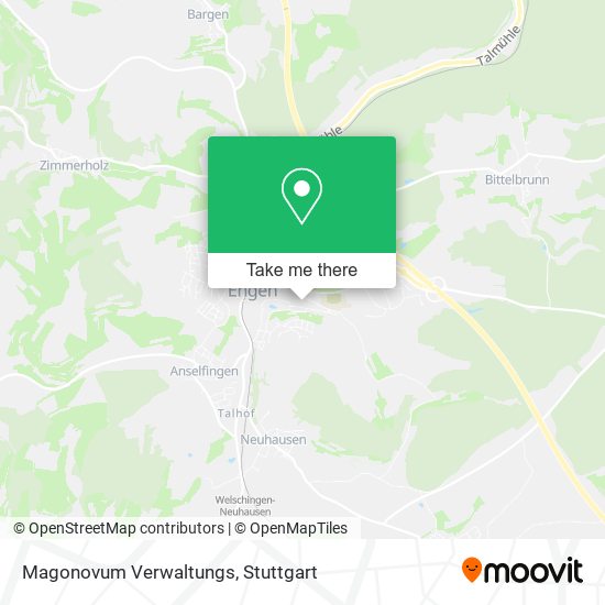 Карта Magonovum Verwaltungs