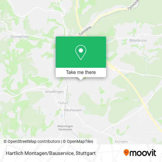Карта Hartlich Montagen/Bauservice