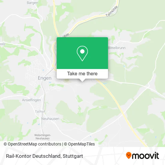 Карта Rail-Kontor Deutschland