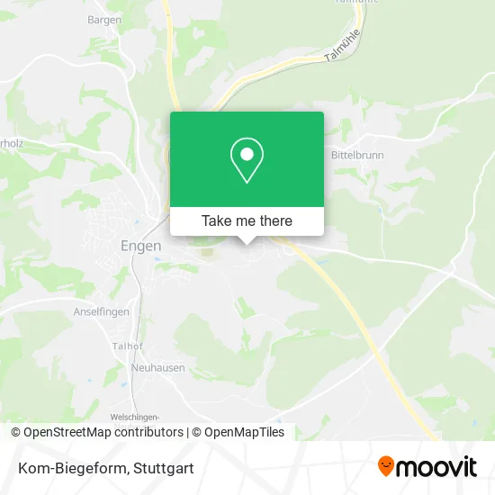 Карта Kom-Biegeform