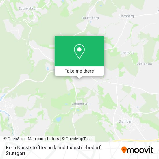 Kern Kunststofftechnik und Industriebedarf map