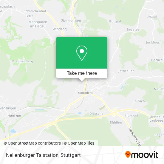 Карта Nellenburger Talstation