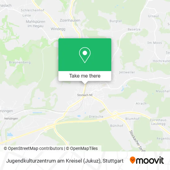 Jugendkulturzentrum am Kreisel (Jukuz) map