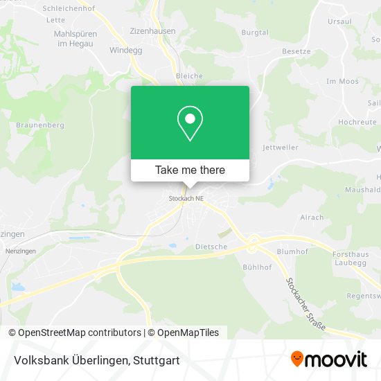 Volksbank Überlingen map