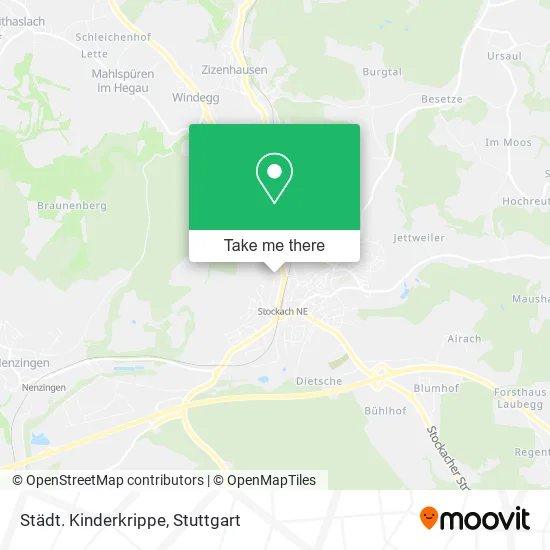 Карта Städt. Kinderkrippe