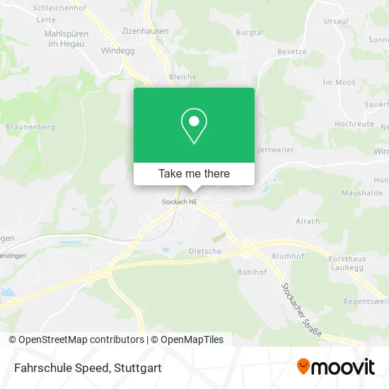 Карта Fahrschule Speed