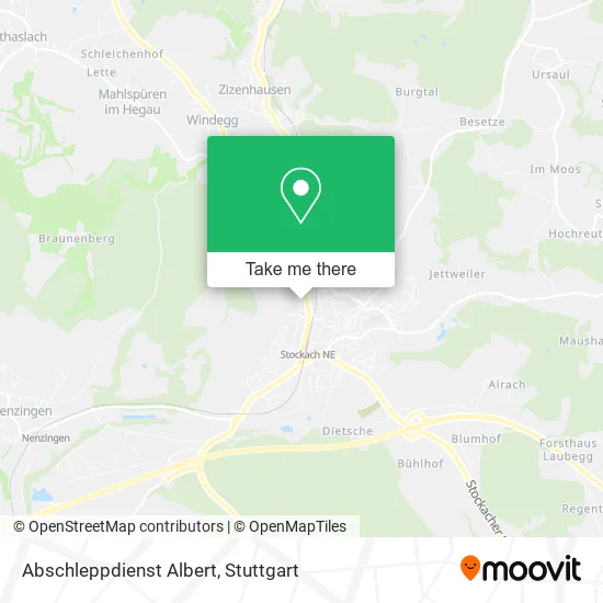 Карта Abschleppdienst Albert