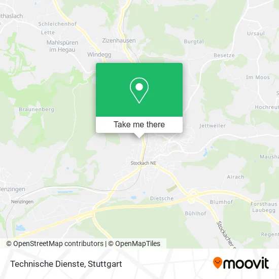 Карта Technische Dienste