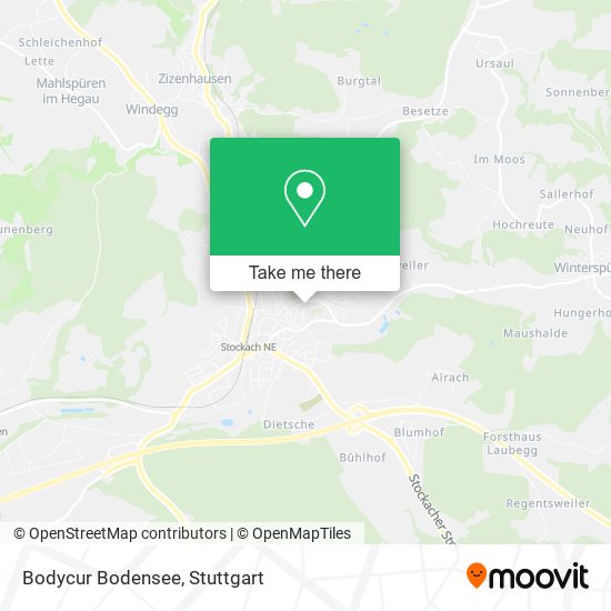 Bodycur Bodensee map