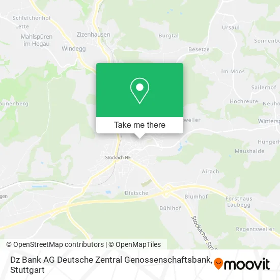 Карта Dz Bank AG Deutsche Zentral Genossenschaftsbank