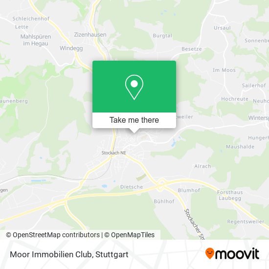 Moor Immobilien Club map