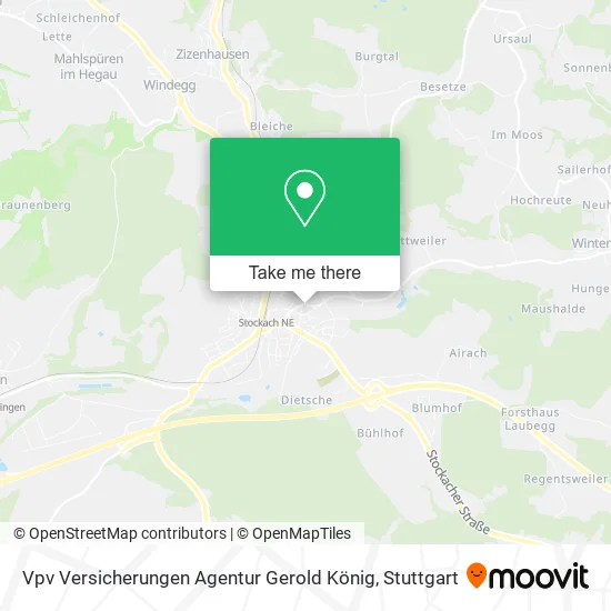 Карта Vpv Versicherungen Agentur Gerold König