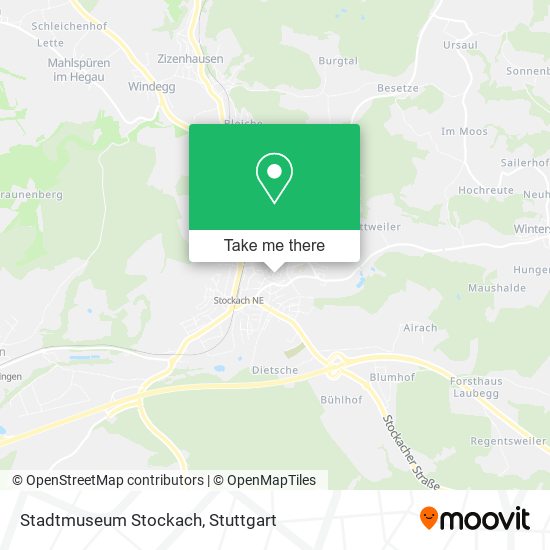 Stadtmuseum Stockach map