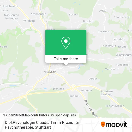 Карта Dipl.Psychologin Claudia Timm Praxis für Psychotherapie