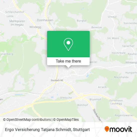 Карта Ergo Versicherung Tatjana Schmidt