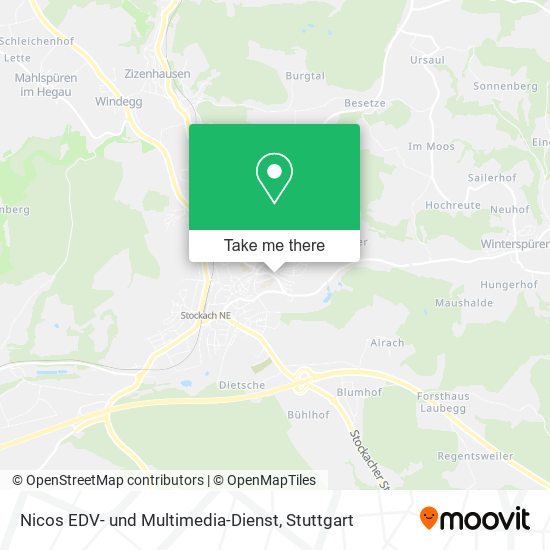 Карта Nicos EDV- und Multimedia-Dienst