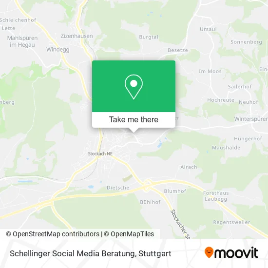 Карта Schellinger Social Media Beratung