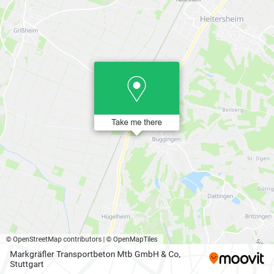 Markgräfler Transportbeton Mtb GmbH & Co map