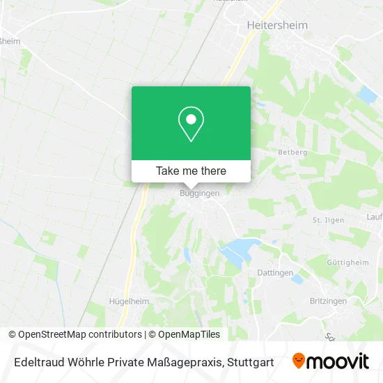 Карта Edeltraud Wöhrle Private Maßagepraxis