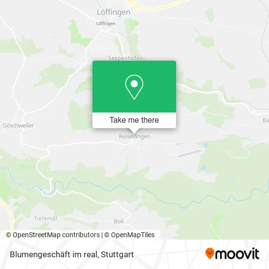 Карта Blumengeschäft im real