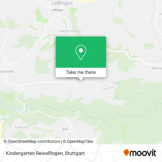 Карта Kindergarten Reiselfingen