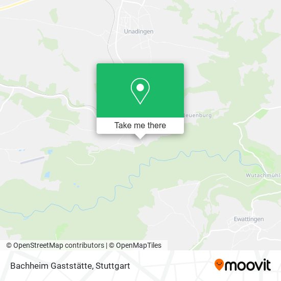 Bachheim Gaststätte map