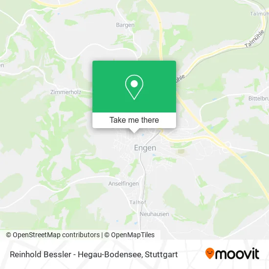 Карта Reinhold Bessler - Hegau-Bodensee