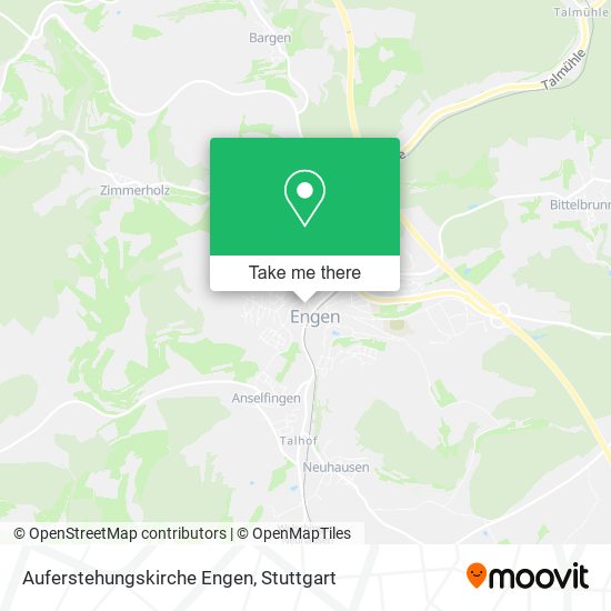 Auferstehungskirche Engen map