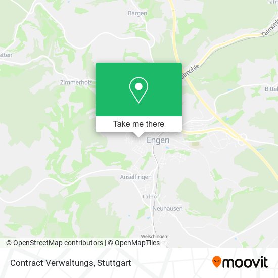 Contract Verwaltungs map