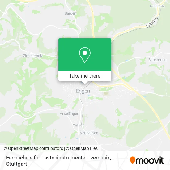 Карта Fachschule für Tasteninstrumente Livemusik