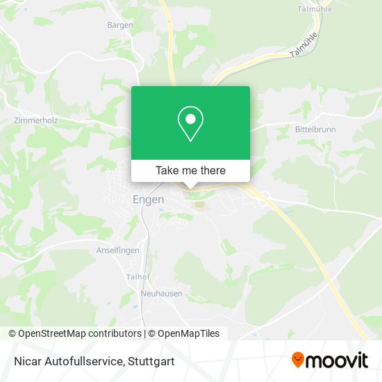 Nicar Autofullservice map