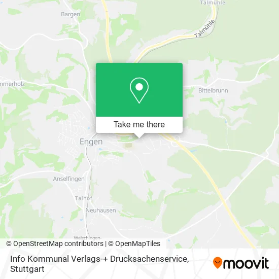 Карта Info Kommunal Verlags-+ Drucksachenservice