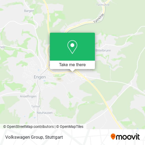 Карта Volkswagen Group