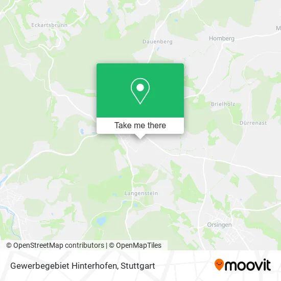 Карта Gewerbegebiet Hinterhofen