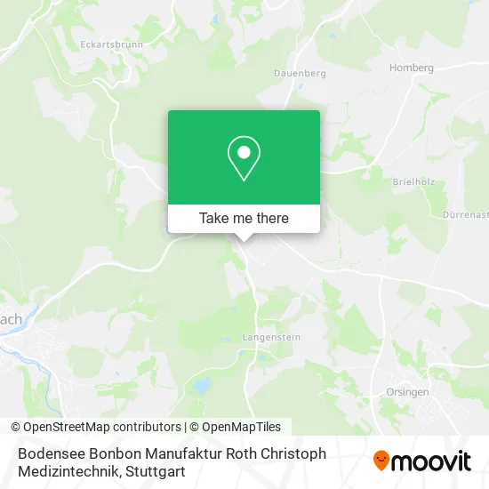 Карта Bodensee Bonbon Manufaktur Roth Christoph Medizintechnik