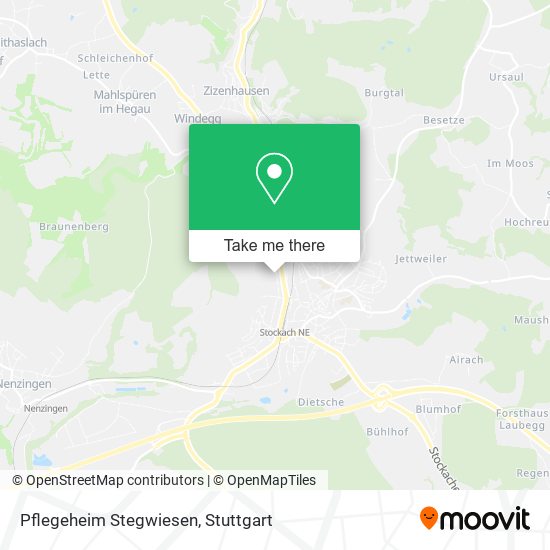 Pflegeheim Stegwiesen map